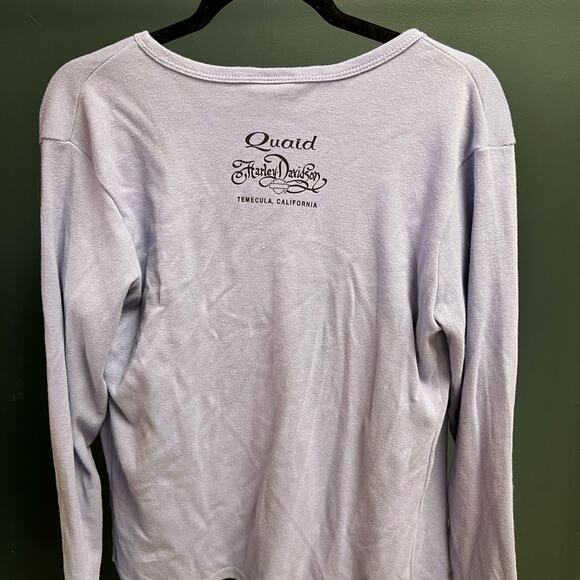 Rare Y2K Harley Davidson 2 Piece Lilac Set - Picture 4 of 7